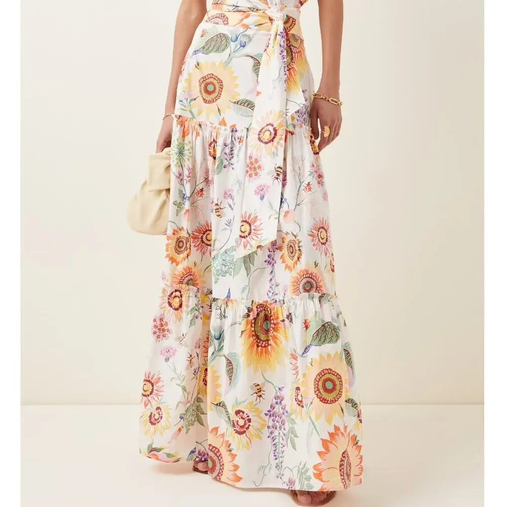 Banjanan Discovery Skirt Mid Summer Bumble White - Picture 2 of 9